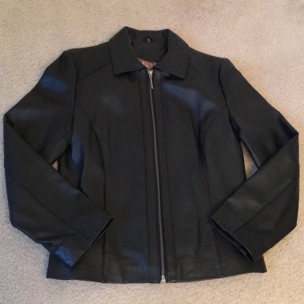 ❄️Genuine leather woman’s jacket 🧥